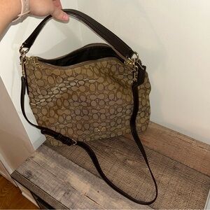 Brown Signature Coach Bag